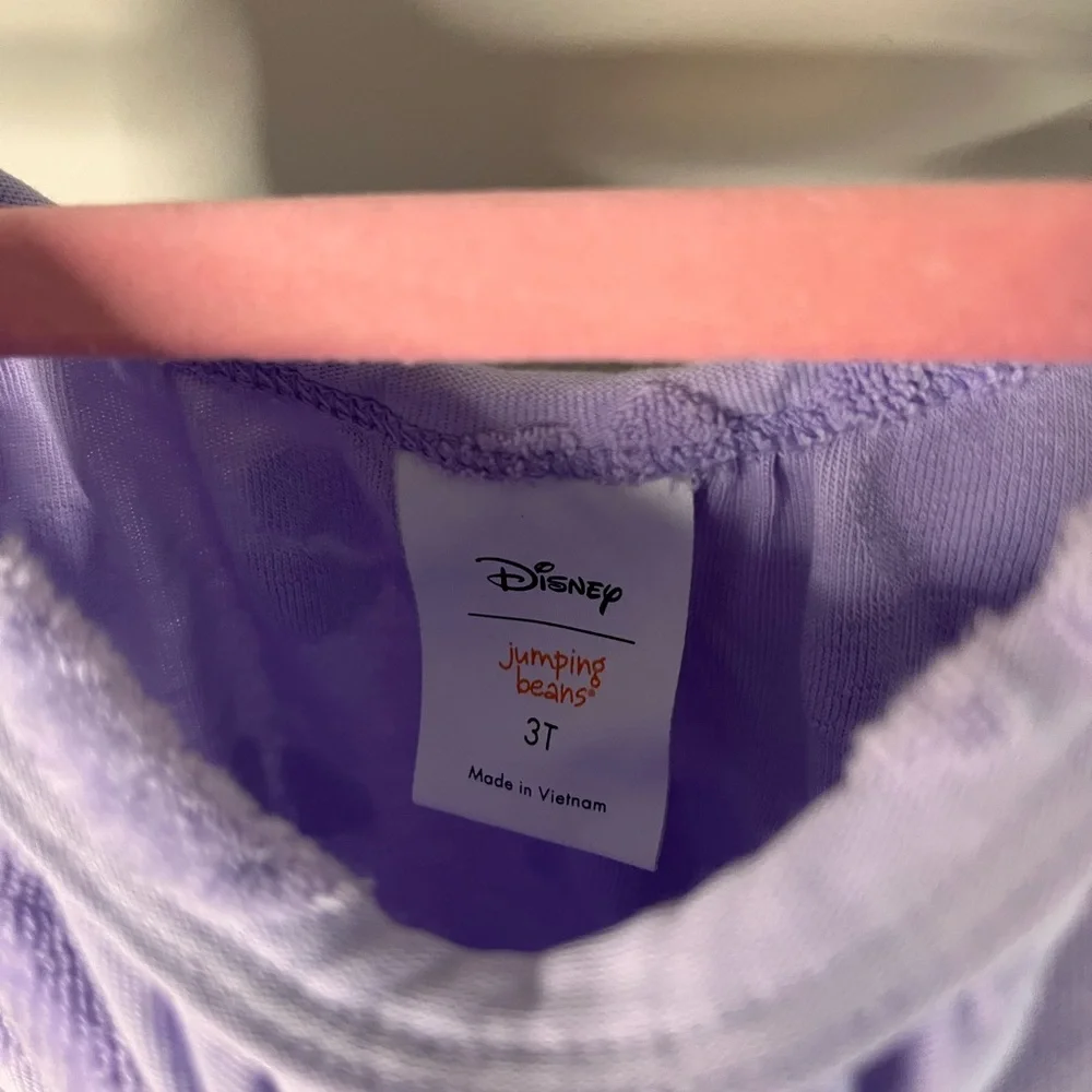 Disney Jumping Bean toddler purple cover up dress